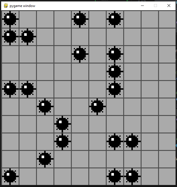 None of the bombs have counter their neighbours